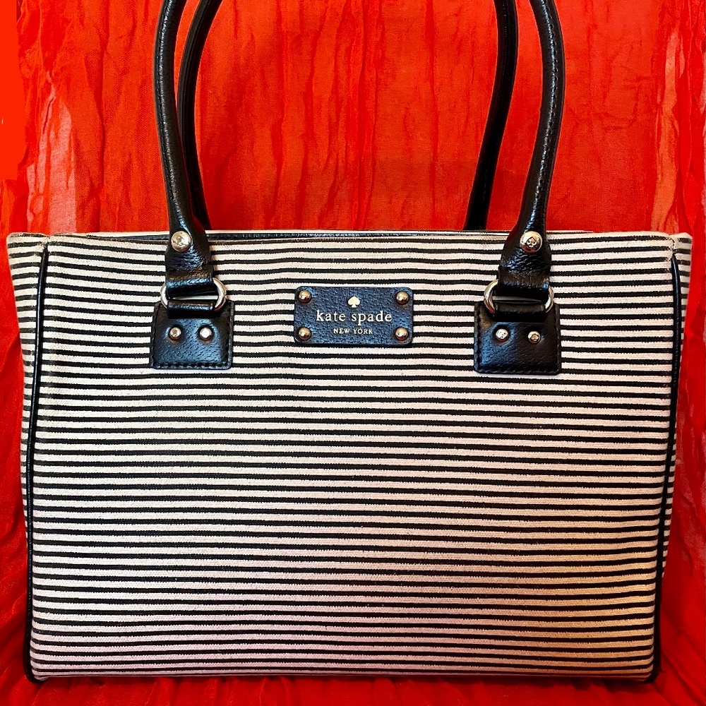 Kate Spade Vanston Stripe Quinn Bag